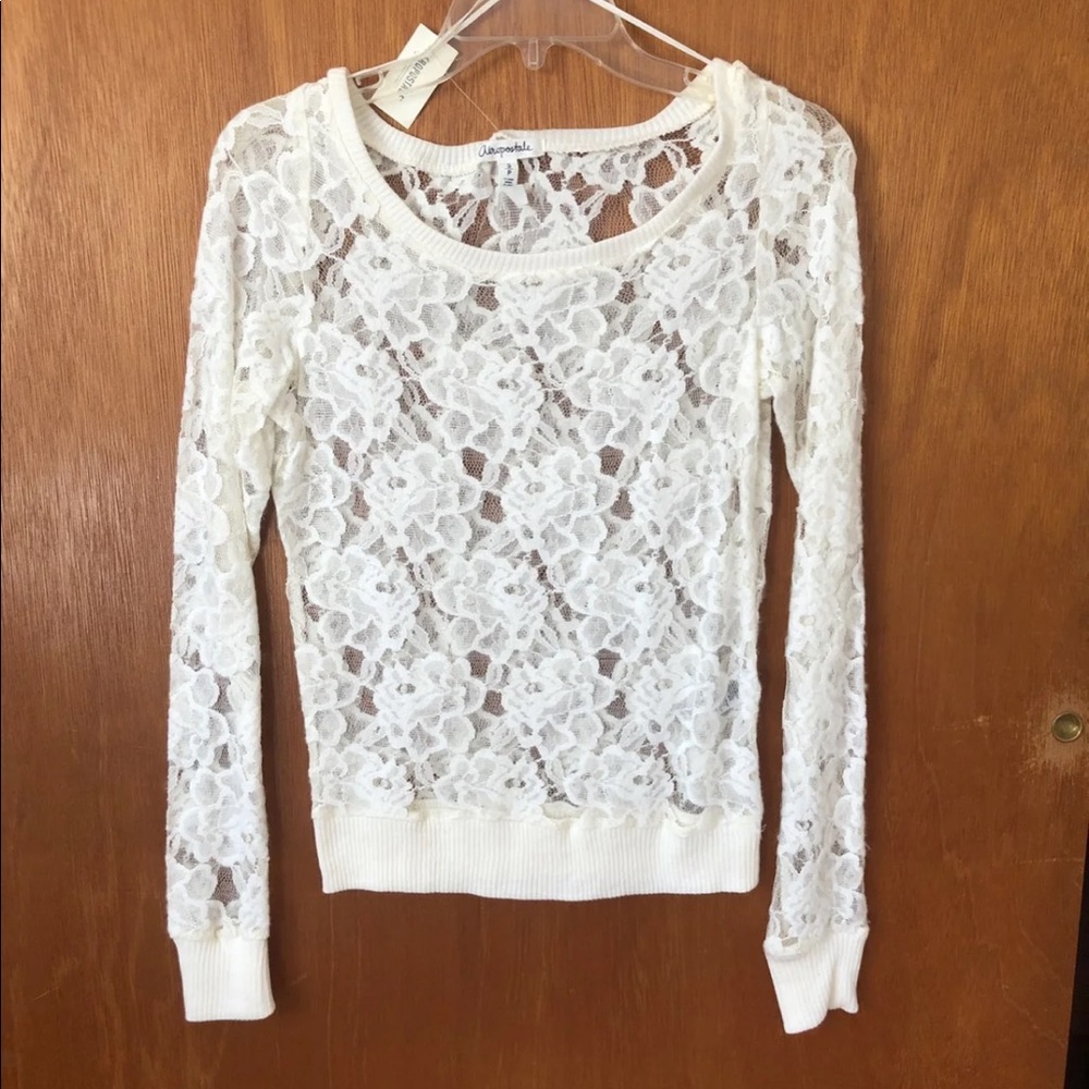 Lace Sweater- Aeropostale!